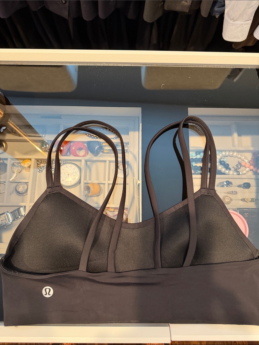 lululemon athletica Black Multi-Strap Light-Support Sports Bra